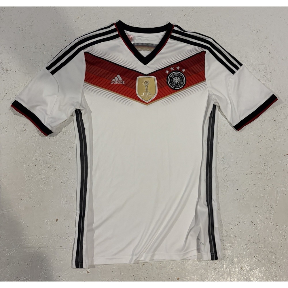 Adidas Germany Home Soccer 2014 World Cup Jersey Shirt Youth XL Mens S
